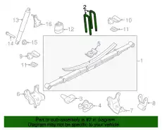 Стремянка рессоры FORD BC3Z-5705-H
