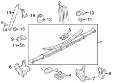 Стремянка рессоры FORD BC3Z-5705-H