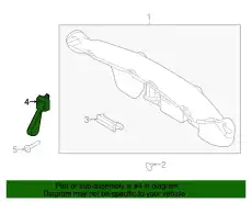 Ручка двери FORD AG1Z-54434A14-AA