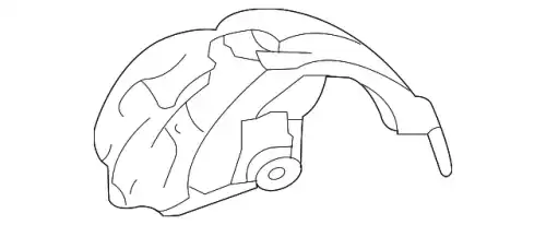 Кронштейн крыла 6C3Z-16072-A FORD
