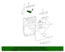 Ручка двери FORD F7UZ-14524-AAP