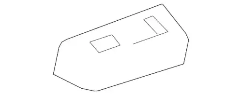 Ручка двери FORD 7C3Z-14525-BA