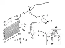 ADAPTOR - WATER OUTL DS7Z-8K556-G FORD