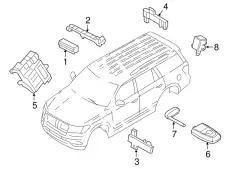 BRACKET F2GZ-19A435-A FORD