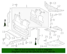 DEFLECTOR - AIR KA1Z8311A FORD