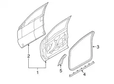 Ручка двери FORD 8C3Z-1520521-B