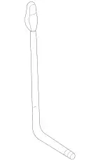 Тяга замка двери YC3Z-2521852-AAB FORD