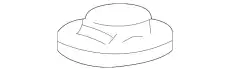 Вставка опоры амортизатора E8UZ-5414-A FORD