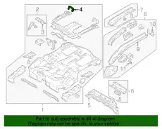 Кронштейн бампера FV6Z-17E800-A FORD