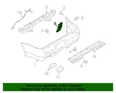 Кронштейн бампера 8A2Z-17D942-A FORD
