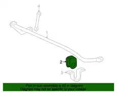 Сайлентблок 2C7Z5484AA FORD