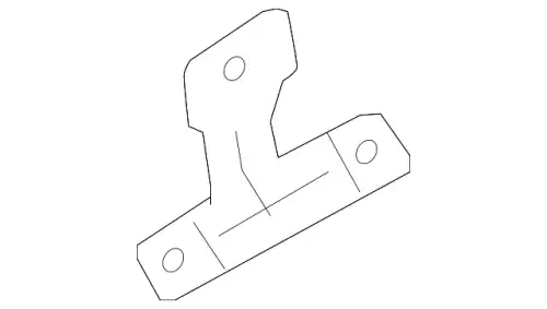 Кронштейн панели обшивки двери DS7Z-5823834-A FORD