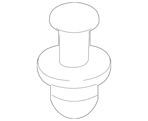 Крепеж бампера 5C3Z-17C756-BB FORD