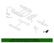 Кронштейн сиденья 7E5Z-5461912-A FORD