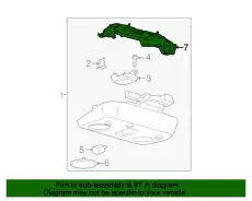 Кронштейн консоли центральной AR3Z-63045B34-A FORD