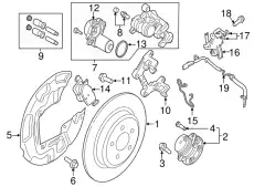 HOSE ASY - BRAKE F2GZ-2282-H FORD
