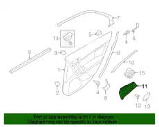 Ручка двери FORD 9H6Z-5422620-CC
