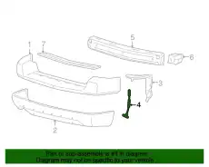 Усилитель бампера FORD 5F9Z-17D995-AAA