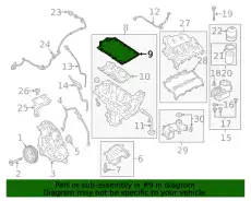 GASKET - OIL PAN JL3Z-6710-A FORD