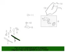 Щетка стеклоочистителя 9L1Z-17528-B FORD