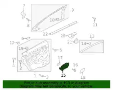 Ручка двери FORD AG1Z-5421819-AD