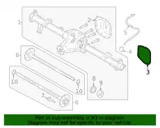 HL3Z4036A ПРОКЛАДКА АКПП МЕТАЛЛИЧЕСКАЯ FORD