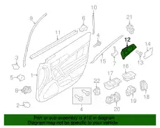 Ручка двери FORD 9H6Z-5422621-AA