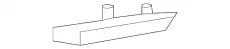  Кронштейн правый 1L2Z-17E814-AA FORD