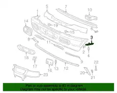 1L2Z-17E814-AB Кронштейн левый FORD