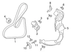 V-BELT CM5Z-8620-G FORD