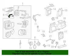 Кронштейн отопителя 1C3Z-19C897-AA FORD