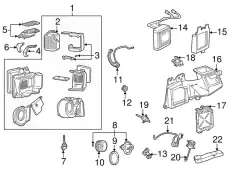 Кронштейн отопителя 1C3Z-19C897-AA FORD