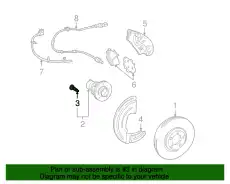 Шпилька колеса 6W4Z-1107-AA FORD