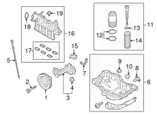 GASKET - OIL PAN FT4Z-6710-A FORD