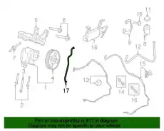 HOSE CONNECTING CK4Z3691B FORD