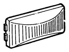 Плафон фонаря EOTZ-15442-B FORD