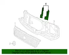 Кронштейн бампера 1L2Z-8B455-BA FORD