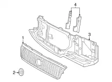 Кронштейн бампера 1L2Z-8B455-BA FORD