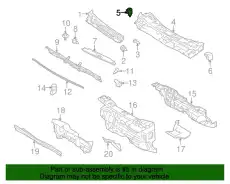 Кронштейн панели инструментальной 2T1Z-6104366-A FORD