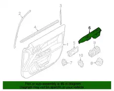 Ручка двери FORD 6H6Z-14525-AAA