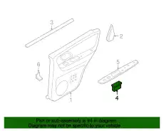 Ручка двери FORD 5E6Z-7822635-BAA