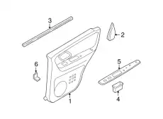 Ручка двери FORD 5E6Z-7822635-BAA