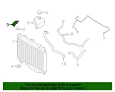 SUPPORT - RADIATOR GN1Z-8A194-A FORD