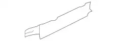Заглушка бампера 3W1Z-17E811-AA FORD