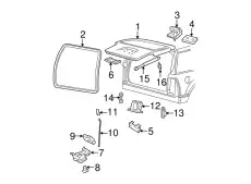 Тяга замка двери 6L2Z-7843329-AA FORD
