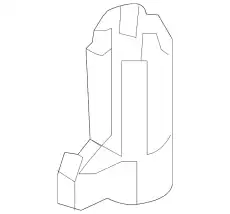 8V4Z-8A193-A BRACKET - RADIATOR UPPER FORD
