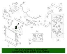 8V4Z-8A193-A BRACKET - RADIATOR UPPER FORD