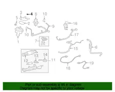 Прокладка коллектора FORD YL8Z-9J469-AA
