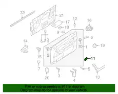 Ручка двери FORD 8S4Z-5422621-AA