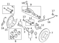 BOLT ACPZ-1107-B FORD